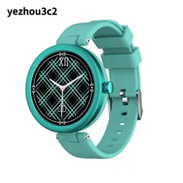 Yezhou2 Round Shape Sport Big Size Smart relógio com frequência cardíaca Monitorando o pedômetro de pulseira de saúde de saúde de resistência à prova d'água para mulheres