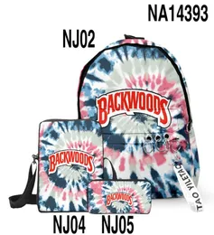 3D Backwoods Packpacks 3PCSSEST RED SPHEL PROPER LAPTOP LOTTER SCHOLDWOOD BACKWOOD BAG BAG Outdoor Counterbags Boys Knapsack GR6480522