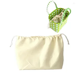 Shopping Bags Internal Storage Bag For Handbag Women's Totes Lining Insert Drawstring Pocket