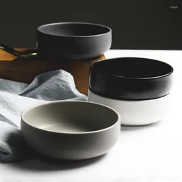 Bowls Nordic Bone China Fruit Salad Bowl Simple 6 Inch Home Ceramic Soup Noodle Snack Dessert El Restaurang Köksbeteckna