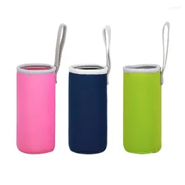 Bolsas de armazenamento Sport Sport Water Bottle Tampa de neoprene Isolador de manga Case para 550 ml de a vácuo portátil Acessórios para camping