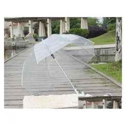 Umbrellas Stylish Simplicity Bubble Deep Dome Long Handle Apollo Transparent Umbrella Girl Mushroom Clear Environmental Drop Deliver Dh5M6