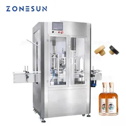 Zonesun مخصص كامل التلقائي الخشبي الخشبي الضغط على آلة تكوين الزجاجة الزجاج الزجاجي مع غطاء الغبار