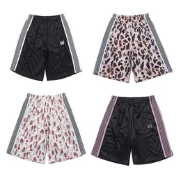 Männer Shorts 2021SS Weiße Seite Streifen Nadeln Shorts Männer Frauen Schmetterling Stickerei Shorts Reithose G230316