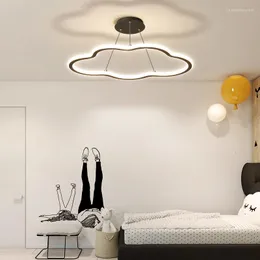 Pendant Lamps Modern Simplicity LED Ceiling Chandelier Lighting With Cloud Design For Living Room Bedroom Kids Lamp 220V /110V