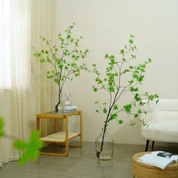 Decorative Flowers Artificial Bell Tree 70-120cm Green Plant Sen Family Home Decoration Ornaments Drunken Branches