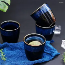 カップソーサー1PCS/3PCS CHINA CERAMIC TEA CUP KILN交換磁器パーソナルシングル陶器ドリンクウェアワイン卸売