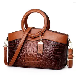 Вечерние сумки Valenkuci роскошные сумочки Женщины дизайнерские дизайнерские крокодиловые женщины кожаная сумочка.