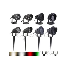 2016 LED LED FLOD SPOTTALL GARDEN LIGHT Outdior IP67 6W/10W Landscape Wall Wall Yard PATH POND LAMN مع قاعدة قضيب 11 DHF7G