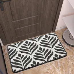Washable area rugs Simple polypropylene jacquard entry door mat, bathroom anti-skid mat, porch mat, floor mat, household carpet