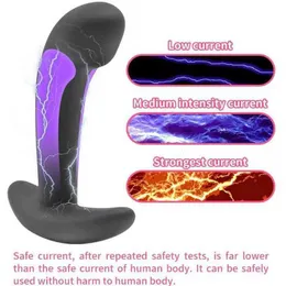 Dorosły masażer wtyczka anal electro tyłek wibrator bdsm zabawki spekuluj stymulator prostaty prostan