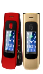 4G 3G Mini Teléfono Seinor Flip Celular Teléfonos Bluetooth Dialer MP3 MP4 Cam Magic Voice Voice Dial Speed ​​Dial Pantalla táctil Cell teléfono D8265050