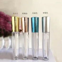 Storage Bottles 10/30/50pcs 5ml Empty Tube Lip Gloss Glaze Bottle Gold High-end Round DIY Handmade Personality Cosmetic Container Lipstick