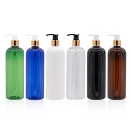 Liquid Soap Dispenser 500ml High Quality Lotion Pump Bottles Black White Cosmetic Container Liquid Soap Dispenser Refillable Shampoo Shower Gel Bottle 230317