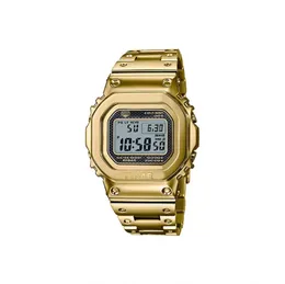Fashion Watch Vintage Square Small Gold Block Shockproof Waterproof Sports Watch Casual Versatile Watch