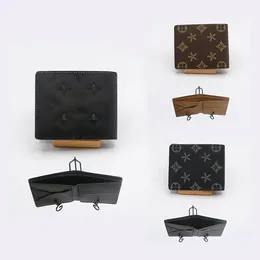 Porta-cartões carteira de moedas fashion 7A qualidade masculino couro genuíno 3 compartimentos para cartão de crédito bolsas em relevo M60895 várias mulheres porta-chaves porta-chaves carteiras de grife de luxo