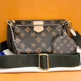 여성 지갑 숄더 가방 2023 M44813 Louiseity Multi Pochette Bag 패션 패션 고급 토트 핸드백 디자이너 남성 클러치 크로스 바디 스트랩 호보 봉투 슬링 체인 가방