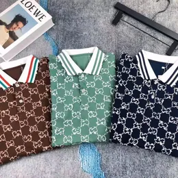 Tees masculino Polos Designer masculino Camisa Polo de luxo da marca italiana Men's Impred G Letter Cloetes Manga curta Fashion Fashion Men's Summer T-shirt Asian Size M-3xl