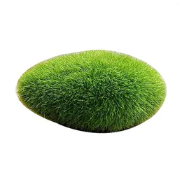 Flores decorativas Rochas de musgo artificial Bolas verdes de pedra Bryófitas falsas para decorações de casamentos para casamentos de bonecas de festas