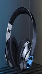 Kopfhörer Ohrhörer Wireless Kopfhörer Fone Bluetooth Headset Gamer HiFi Stereo LED GLOW METAL FALTING MUSIFONOS mit MIC2759432