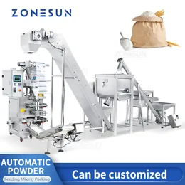 Zonesun Powder Production Line Granule Packaging Machine Dry Soft Mjölkorn Stor kapacitet Tankutrustning Tillverkning Fabrik