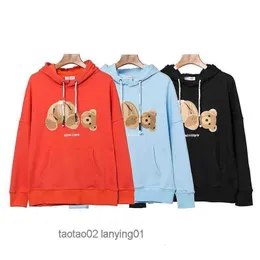 Hoodie for Men Plam Fashion Angle Cotton Unisex Designer Fashionable 2022 Brand Severed Bear Embroidered and Women Couple Bf Loose Jacketwmdh