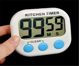 Practical Kitchen Cooking Timer Magnetic LCD Digital Kitchen Countdown Timer Egg Perfect Color Changing Red timer tools1689748