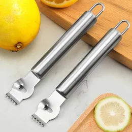 3 I 1 Lemon rit rostfritt stål Peeler citroner orange citrus ratplan planeringsskärare skalning kniv fruktverktyg gadget kök tillbehör mhy032