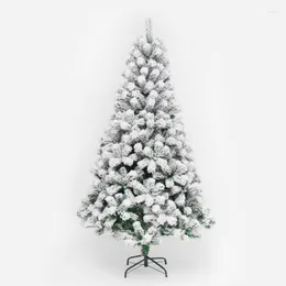 Dekorativa blommor 60/90 cm vit julgran utomhus inomhus hem dekoration pvc material återanvändbara träd 2023 år dekor xmas gåva