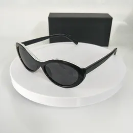 Солнцезащитные очки «кошачий глаз» для женщин, маленькая овальная оправа, модные очки, мужские дизайнерские солнцезащитные очки, защита глаз Uv400