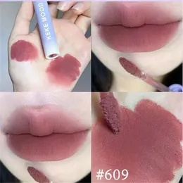 Lipgloss KEKEMOOD Mattfärbender Feuchtigkeitsspender Flüssiger Lippenstift Wasserdichter, langlebiger roter Farbton Koreanische Schlamm-Make-up-Kosmetik