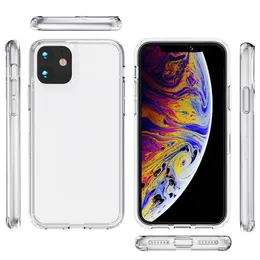 Capas transparentes de acrílico TPU para iPhone 14 13 12 11 Pro Max X XS XR 8 7 6S Plus Samsung Galaxy S20 S21 S22 S23 DHL