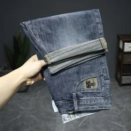 Men's Jeans 2022 Summer Casual Shorts Loose Capris Korean Fashion Medium Pants