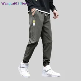 wangcai01男子パンツHiqor 2023 New Man Korean Style Harean Jogger Pants Men Cotten Male Pants Sweatpants Men Casuare Ounsers Men's Joggers 0318H23