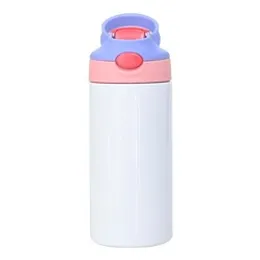 NEW Double wall insulated vacuum Stainless Steel Water Bottles Drinking Tumblers For Kids Tumbler With Flip Sippy Lids