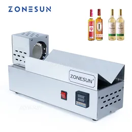 Zonesun Semi Automatisk tätningsmaskin PP PVC POF Film dryck Vinflaska Värme krympning Maskin Cap Hylsa krympare