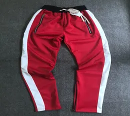 Yeni Moda Sokağı Erkekler God Sports Pants Men039s Gevşek Versiyon Bahar ve Sonbahar Küçük Pantolon Fermuar Jogging Casual Pamuk P9864325