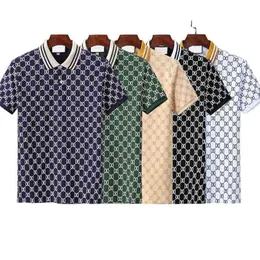 2023 مصمم جديد قميص بولو الرجال جودة عالية التمساح التطريز شعار حجم كبير S-3XL قصيرة الأكمام الصيف قمصان بولو قطنية غير رسمية رجالي