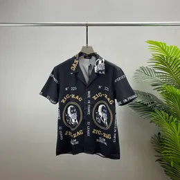 Camisas de diseñador para hombres Camisas casuales de manga corta de verano Moda Polos sueltos Estilo de playa Camisetas transpirables Camisetas Ropa # 0126