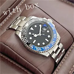 Bioceramic Movement Watches 2813 GMT MENS Watch Sapphire Mechanical Automatic Montre Homme ZDR 41mm Classic Womens Designer Watch with Box SB001 C23