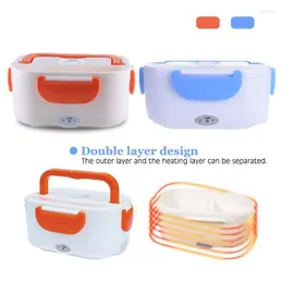 Dinnerware Sets Portable Lunch Box Heat Preservation PTC Electric Heating Bento Container Warmer Leak-Proof Storage Containers For Kids