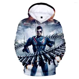 Erkek Hoodies Marka Tasarımcısı Hoge Kwaliteit 3D Endhiran 2 Coat Mannen/Vrouwen Truien Kış Sıcak Harajuku Herenkle Tops