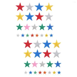 Adesivos de embrulho de presente glitter stickerparty star decoração de parede infantil scrapbooking scrapbooking evastictickrs recompensa de recompensa de recompensa motivacional