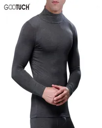Men039s Thermal Underwear Mens Plus Size Long Johns Tops Comfortable Warm Men039s Turtleneck Thermo Breathable Thin Undershi5375192