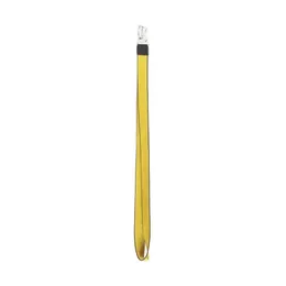 52 centimetri di cinturino in nylon giallo cordino industriale serie portachiavi lungo designer di marca logo intagliato fibbia in lega moda uomo e donna d251k