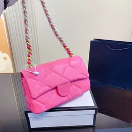 Mulheres Ss22 Clássico 19 Bolsas Flap Desinger Luxo Vintage Mensageiro de Alta Qualidade Pochette 27C Crossbody Ombro Estilo Casual Totes Bolsas de Mão