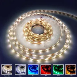 شرائط LED 12 شريط جليدي لغرفة نوم أخضر أحمر أزرق صفراء أبيض LED شريط 5M تلفزيون الإضاءة الخلفية