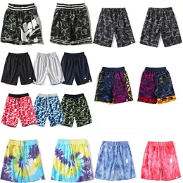 Projektant Shark Mens Shorts Kamuflage Japonia męskie kobiety uniwersalne męskie szorty plażowe kąpiel szorty szorty haftowe piepty torowe etykieta kompletna