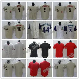 51 Randy Johnson Yeni Beyzbol Forması Alek Thomas Paul Goldschmidt Madison Bumgarner Boş Dikişli Jersey