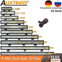 LED Strips Auxtings 12'' 22'' 20inch 12V 24V offroad led light bar Spot Flood Combo 20'' 126W led Work Light for Jeep Car 4WD Truck SUV ATV P230315